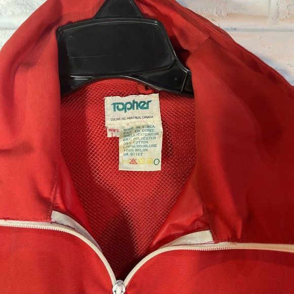 Topher Canada vintage snow suit red white blue 70s - Picture 2 of 11